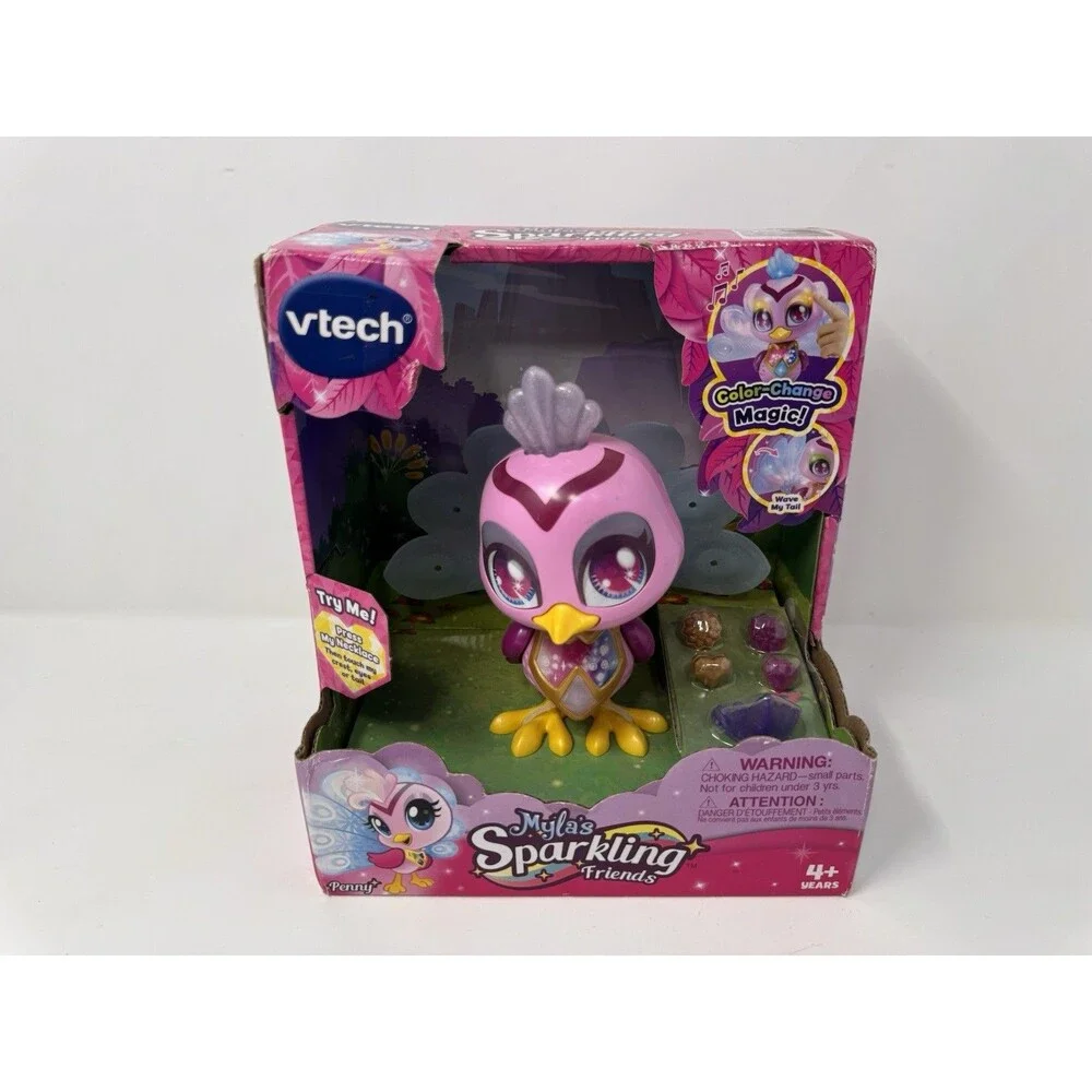 VTech Sparklings Penny The Peacock Interactive Learning & Playtime Companion Toy